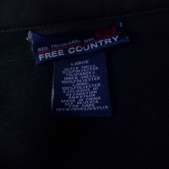 Free Country Black and Gray Outer Jacket - Picture 11 of 16